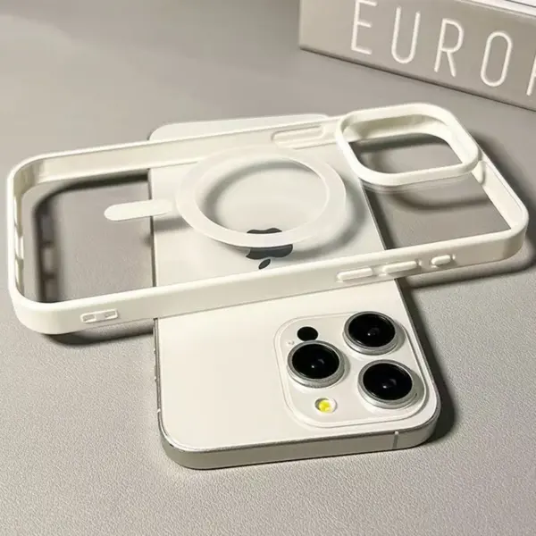 Luxury Candy Magsafe Wireless Charge Phone Case For iPhone 17 16 15 14 13 12 11 Pro Max 16 Plus 16e 17 Air Magnetic Bumper Cover