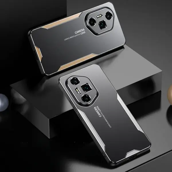 Luxury Aluminum Alloy Metal Matte Back Case For Honor 200 Smar 300 Ultra Lite Pro Cold Skin Feel Shockproof Protect Phone Cover