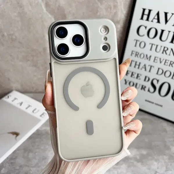 Luxury Matte Magsafe Transparent Phone Case For iPhone 17Air 12 13 11 14 15 16 Pro Max 15 Plus Magnetic Bumper Back Cases Cover