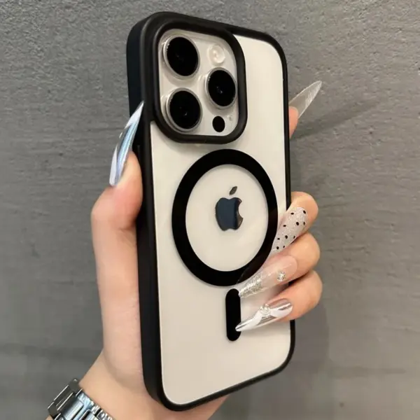 NEW Luxury Magnetic Shockproof Phone Case For iPhone 16 15 14 13 12 11 Pro Max Mini Plus For Magsafe Wireless Charge Cases Cover