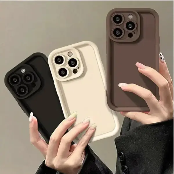 Candy Color Phone Case For iPhone 16 promax 15 14 Pro Max 13 12 mini 11 X Xs XR 7 8 Plus 6s 5 SE Shockproof Soft Silicone Cover