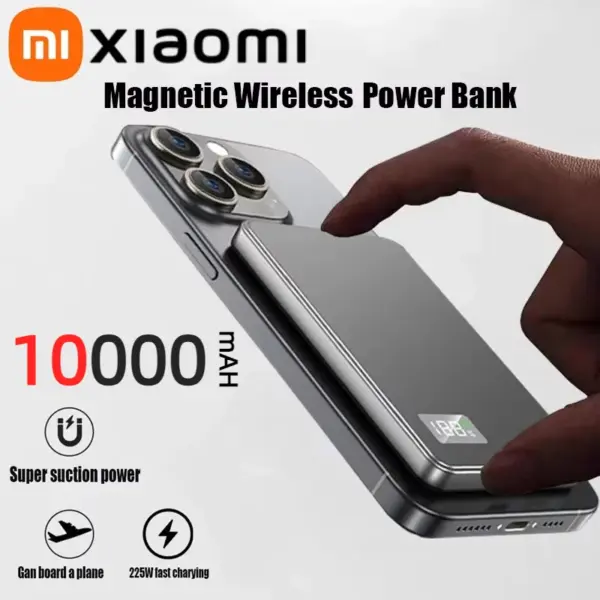 Xiaomi 20000mAh Thin Portable Magnetic Wireless Power Bank PD22.5W Fast Charging External Battery for Magsafe For iPhone Samsung