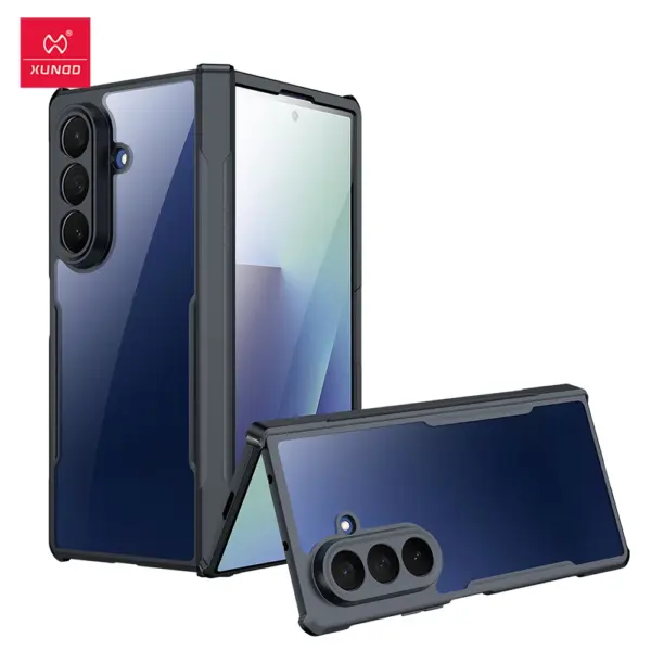Xundd For Samsung Galaxy Z Fold 7 6 5 4 3 Case Hinge Coverage Protection Built-in Screen Protector Phone Cover For 폴드 7 케이스