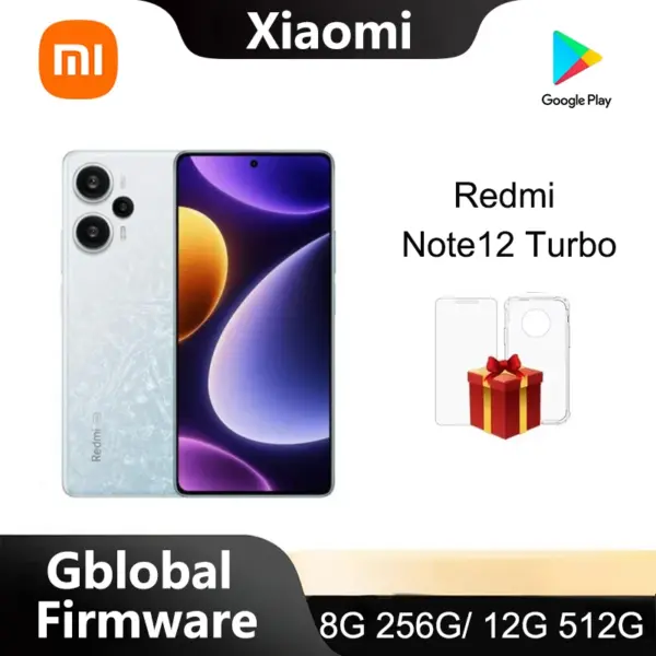 Xiaomi Redmi Note 12 Turbo add gift martphoe POCO F5 Snapdragon 7+ Gen 2 Celular Phone Black 12G 512G no charger used phones