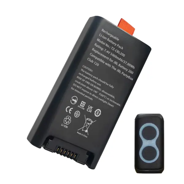 5.0Ah Replacement Battery Pack for JBL 200 Compatible with Professional JBL PartyBox Club 120 Portable Speaker Only