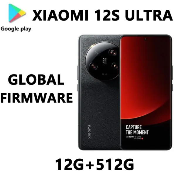 Snapdragon 8+ Gen 1 Global firmware Xiaomi 12S Ultra smartphone 50MP+32MP Camera 67W 4860mAh Battery No Charger Used Phone