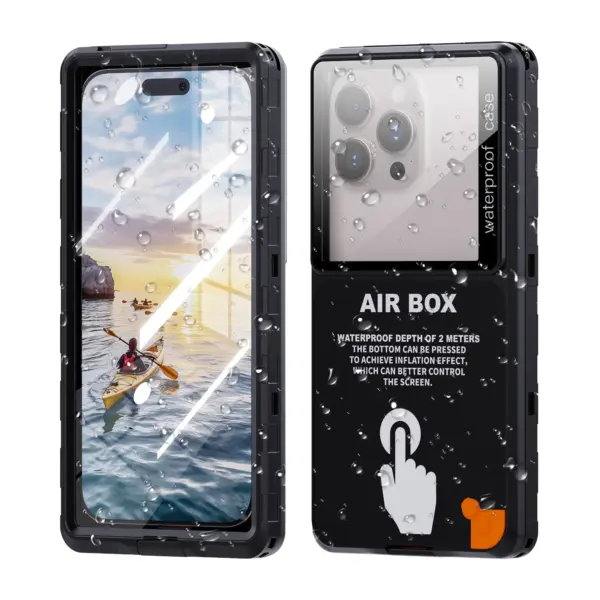 Shellbox Waterproof Phone Case for 6.9' Devices Transparent Universal Touch Screen Underwater Dust And Drop Protection IP68 New