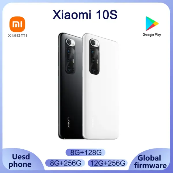 Xiaomi Mi 10S 5G Cellphone Xiaomi 10S Smarphone 108 MP Camera Qualcomm Snapdragon 870 used phone