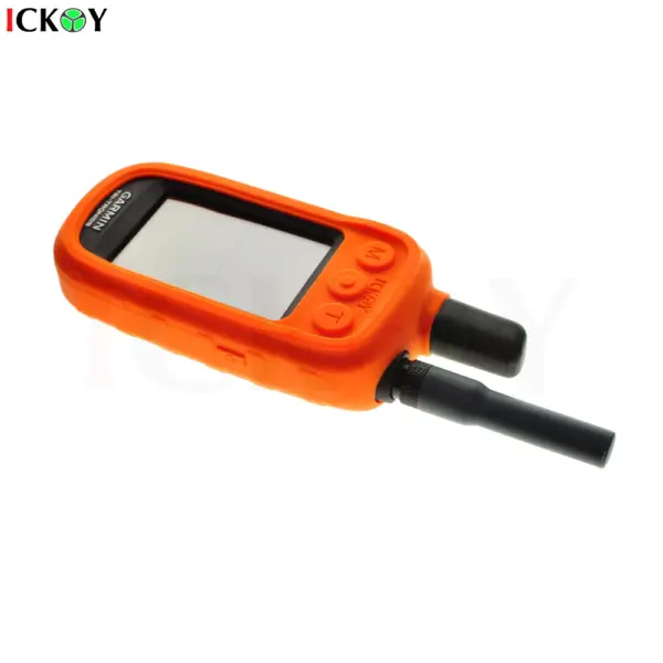 SMA-Male 136-174 MHz Short Soft Antenna + Silicone Protect Case Skin for Handhel GPS Garmin Alpha 100 Alpha100 Accessories