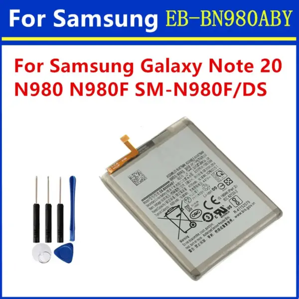 EB-BN980ABY 4300mAh Replacement Battery For SAMSUNG Galaxy Note 20 N980 N980F SM-N980F/DS Batteries+Free Tools
