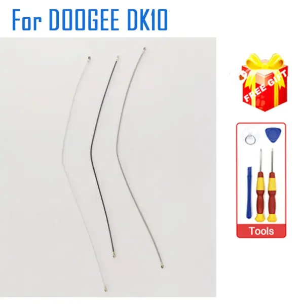 New Original DOOGEE DK10 Coaxial Wire Connector Wifi Signal Antenna Flex Cable Accessories For DOOGEE DK10 Smart Phone