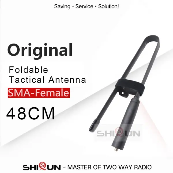 CS Tactical Antenna Coil Load VHF UHF 144/430Mhz for Walkie Talkie UV-K5 Baofeng UV-13 Pro UV-5R UV-82 BF-888S UV-S9 Plus Radios