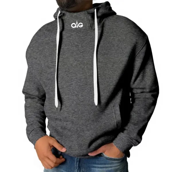 New Autumn and Winter Scarf Hooded Sweatshirt For Men and Women, Fashionable Casual Pullover, Sports Street Printed Commuter Top