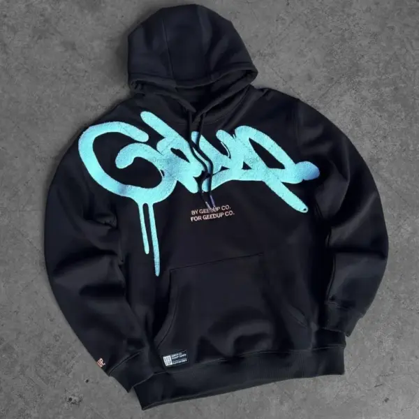 American High Street Fashion Clothing Street Hip-hop Casual Loose Hoodie Women Y2K Harajuku Retro Letter Oversized Sweatshirt