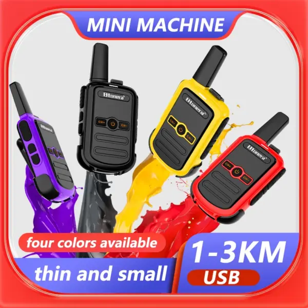 Mini Walkie Talkie Btonera BT-310 Portable Two Way Radio PMR FRS Radio Comunicador Long range Kids Walkie-Talkie for Hotel Busin