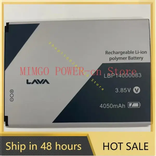 New LBP14000083 Battery For LAVA 4050mAh mobile phone battery