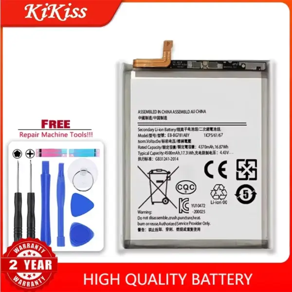 4500mAh Replacement Battery EB-BG781ABY For Samsung GALAXY S20 FE 5G A52 G780F