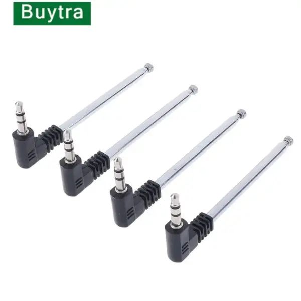 Hot sale 4pcs/lot Metal Cell Phone Multi Purpose 3.5mm FM Radio Antenna 8.8 Inch Long