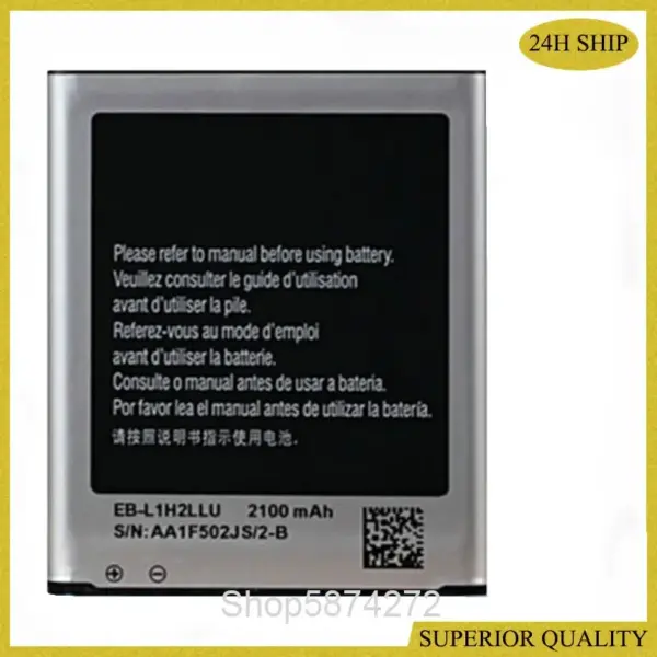 Battery For SAMSUNG i9260 EB-L1H2LLU 2100mAh For Samsung Galaxy E210L E210S E210K GT-i9305 EB-L1L7LLU EB585158LC Phone Battery