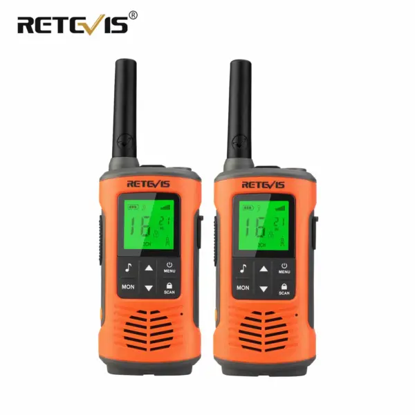Retevis RT45P Walkie Talkie IP67 Waterproof 2 pcs PMR446 Walkie-talkies Adult for Motorola Two-way Radio Receiver Skiing Fishing