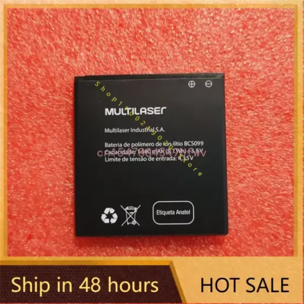 1500mAh 3.8V Battery For Multilaser E Lite BCS099 Mobile Phone Batterie Bateria Replace Parts