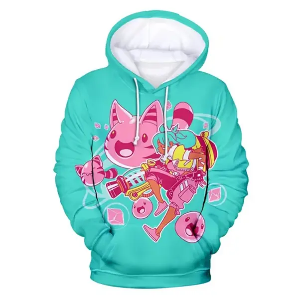 Slime Rancher Anime Game 3D Print Hoodies Men Women Casual Fashion Oversized Sweatshirts Hoodie Pullovers Tracksuit Man Clothing