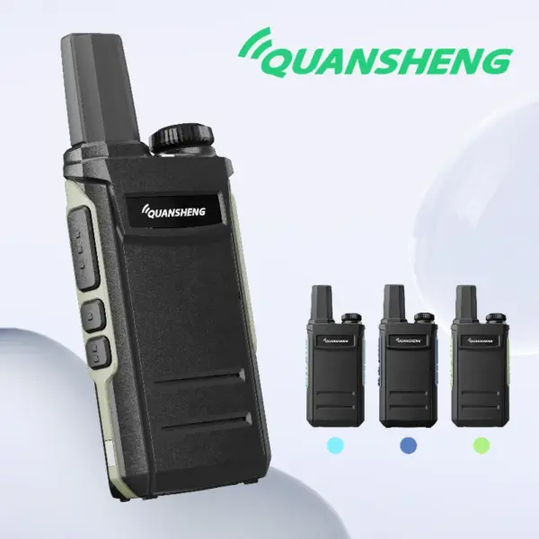Quansheng ultra-thin walkie talkie A1 handheld pager one click frequency matching Type-C charging outdoor travel walkie talkie