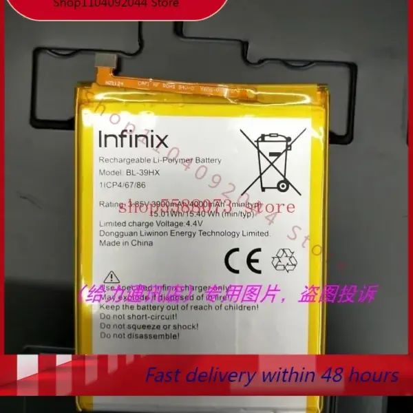 High Quality 4000mAh BL-39HX battery for INFINIX BL-39HX mobile phone battery