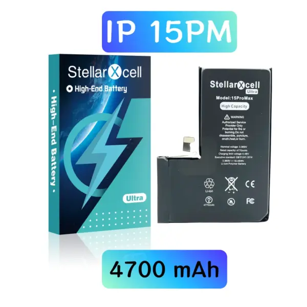 StellarXcell Ultra Battery For iPhone battery14 15 Pro MAX Plus Replacement Lithium battery