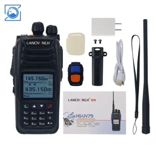 HG-UV79UV 10W 5KM Bluetooth Walkie Talkie VHF UHF Radio Handheld Transceiver with Aviation Band