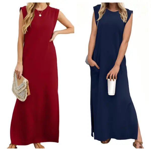 Fashion Silky Inside dress Muslim Dresses Sleeveless Long Muslim Abayas female islamic abayas muslim robes