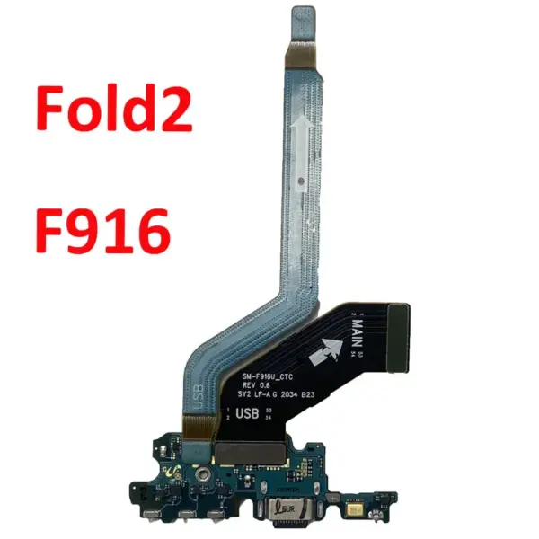 USB Charging Port Dock Port Main Signal Antenna Flex Cable For Samsung Galaxy Z Fold 2 Fold2 5G F916 F916B F916U F916N
