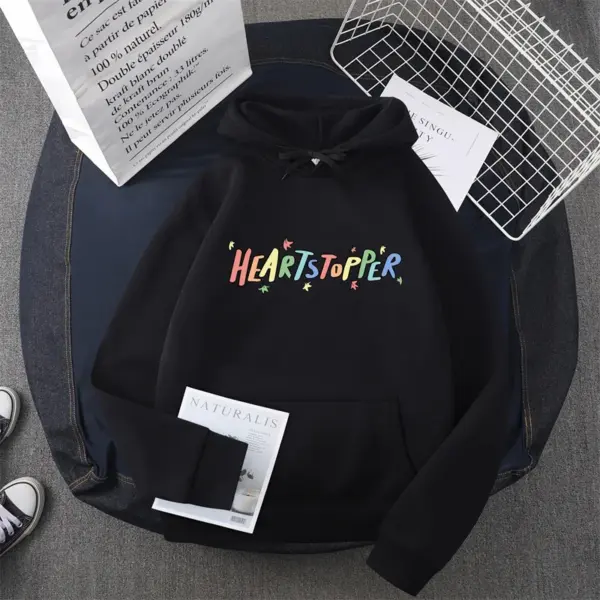 New Heartstopper Hoodies Women's Nick and Charlie Romance Cartoon Rainbow Streetwear Fashion Sweatshirts Unisex Top Clothing