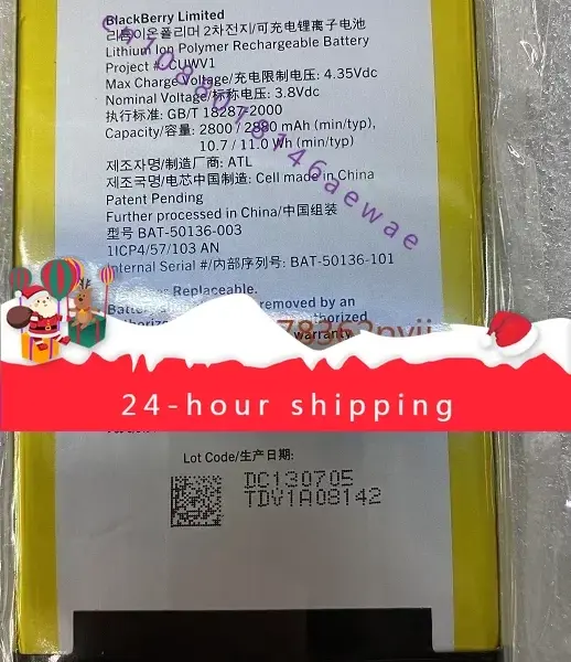 For BlackBerry Bat-50136-003 Z30 Cuwv1 Brand New Mobile Phone Battery