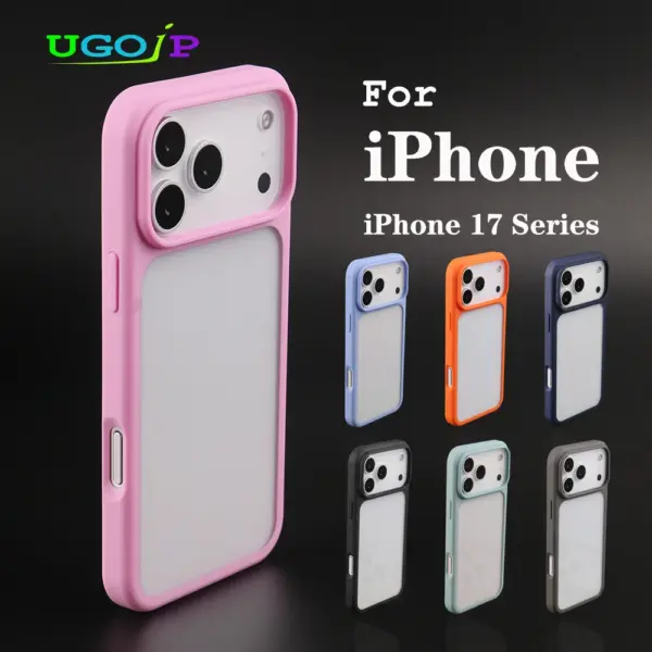UGOjP Case For iPhone 17 Pro Max Transparent Phone Case Women For iPhone 17 Air Clear Anti-drop Shockproof Men Protective Cover