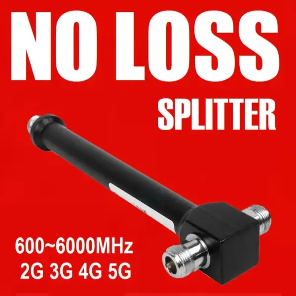 600 3800MHZ 5G 4G N Female Power Splitter Cavity Divider T connector for CDMA GSM PCS AWS 2G 3G 4G LTE Signal Booster Antenna