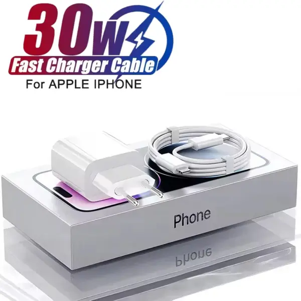 30W Fast Charger PD Charger For iPhone 16 15 14 13 Huawei Quick Charger PD3.0 QC3.0 Phone Charger Type C Tablets Charger