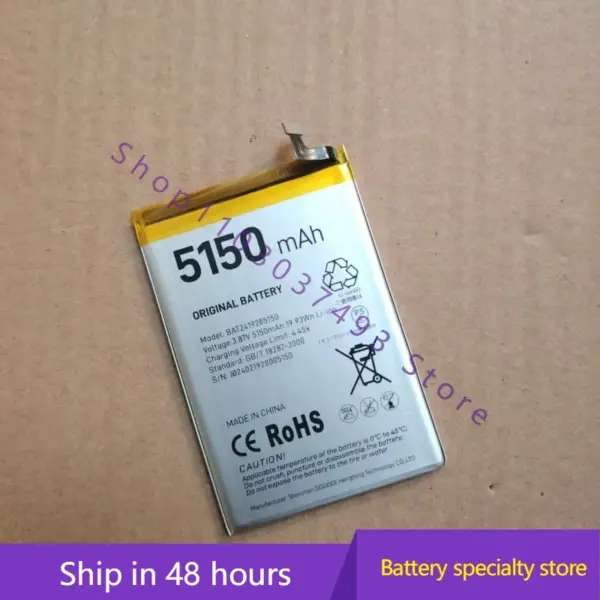 New High-quality Battery For DOOGEE DK10 N55 N55 Pro BAT2419285150 blade10 Mobile Phone Battery