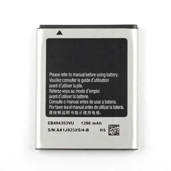 EB494353VU EB494353VA 1200mAh Rechargeable Battery Smart Phone Batteries for Samsung GT-S5570 S5578 I559 I339
