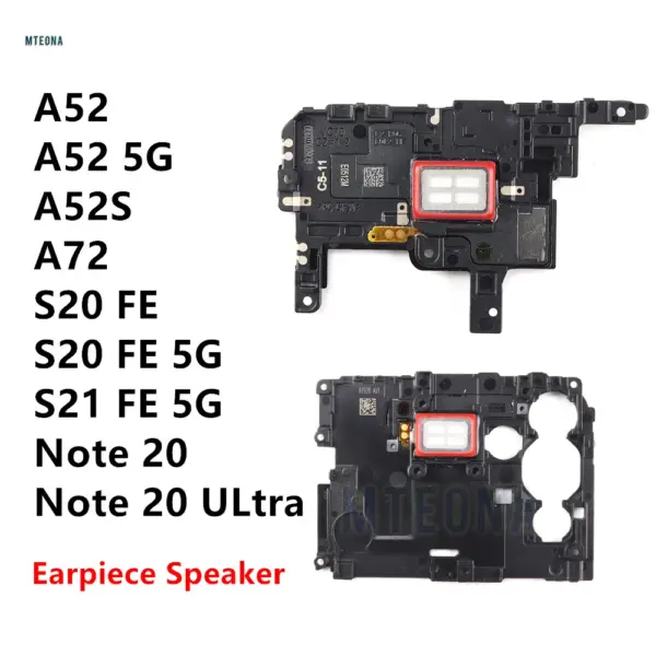 Front Top Earpiece Earphone Ear Speaker Sound Receiver For Samsung A52 A52S A72 S20 S21 FE Note 20 Ultra 5G Note20 Module Board