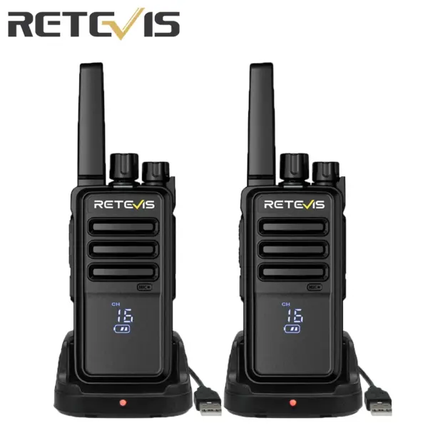 Retevis RT68H RT668H Walkie Talkie License-free Walkie-talkie Long Range Hidden Screen Handy Type-C Radio Cominicator Business