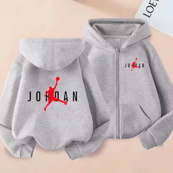 Children Winter Cardigan Sweatshirt New Zipper Style Long Sleeve Loose Hoodie Girls Boy Top 3-12Yrs Leisure Fashion Jogging Coat