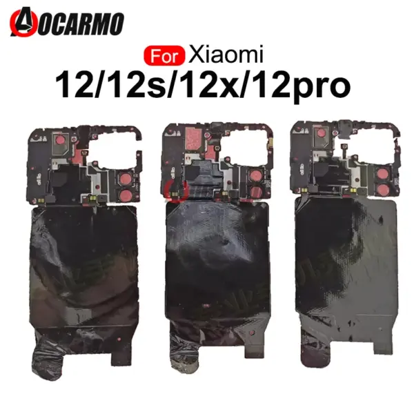1Pcs For Xiaomi Mi 12 12s 12x Pro Motherboard Cover Wireless Charging Induction Coil NFC Sensor Antenna Flex Cable Replacement