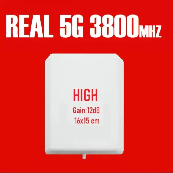 698 700 2700 3800 MHz 12dB High Gain Indoor Panel Internal Antenna 2G 3G 4G 5G wifi Cellular Signal Booster Repeater Amplifier