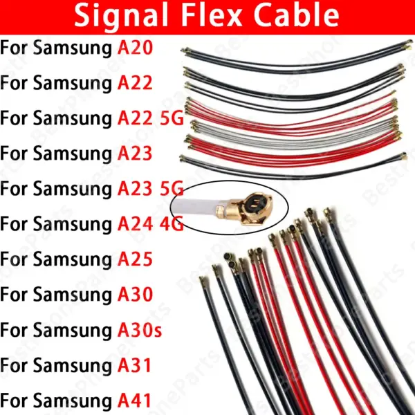 Motherboard WIFI Connect Flex For Samsung A20 A22 A23 A24 A25 A30 A30s A31 A41 5G Signal Antenna Main Board Connector Flex Cable