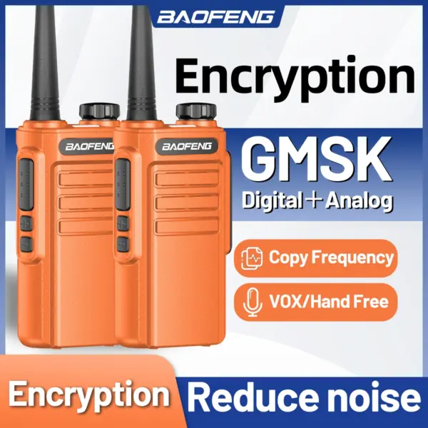2/4PCS Baofeng GMSK Digital W31D Walkie Talkies Noice Reduction HD Encrypted Call Wireless Copy Frequency Long Range Ham Radios
