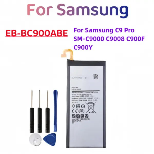 For Samsung Galaxy C9 Pro SM-C9000 C9008 C900F C900Y EB-BC900ABE Mobile Phone Battery