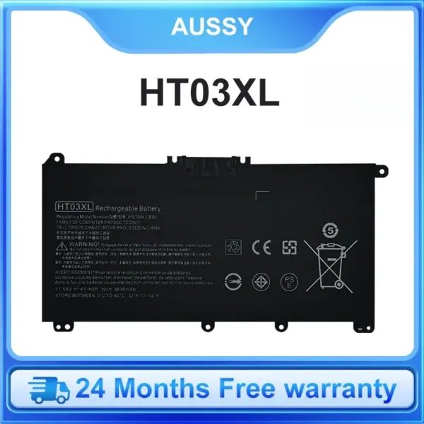 HT03XL Laptop Battery for HP Pavilion 15-DA 15-DB 15-DW 15-CS 15-DY 17-by 17-CA 14-CE 14-CF 1 Year+ 24-Month warranty