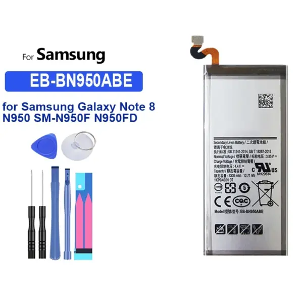 Battery For Samsung Galaxy S8 S9 Plus S10 S10e S6 Edge S7 S20 S10x S5 Note 8 3 G950F G960F G965F G970F G973F Bateria EB-BG950ABE