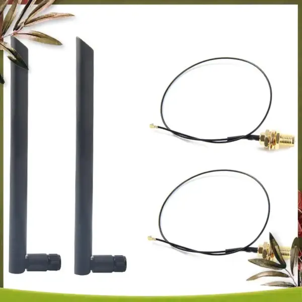 New-Dual Band 6Dbi Wireless Wifi Antenna RP-SMA+MHF4 Pigtail Cable For AX200 AC9260 NGFF M.2 Wireless Card WIFI/WLAN Modules